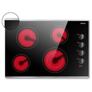 Karinear 30 Inch Electric Cooktop 4 Burners
